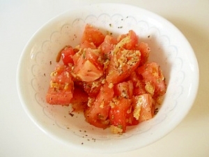 ガーリックオニオンのトマトサラダ