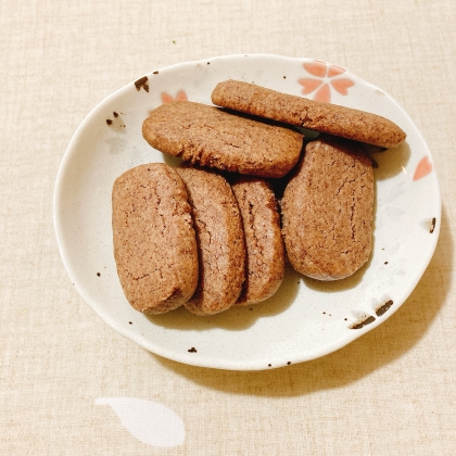 米粉で作る♡ココアクッキー