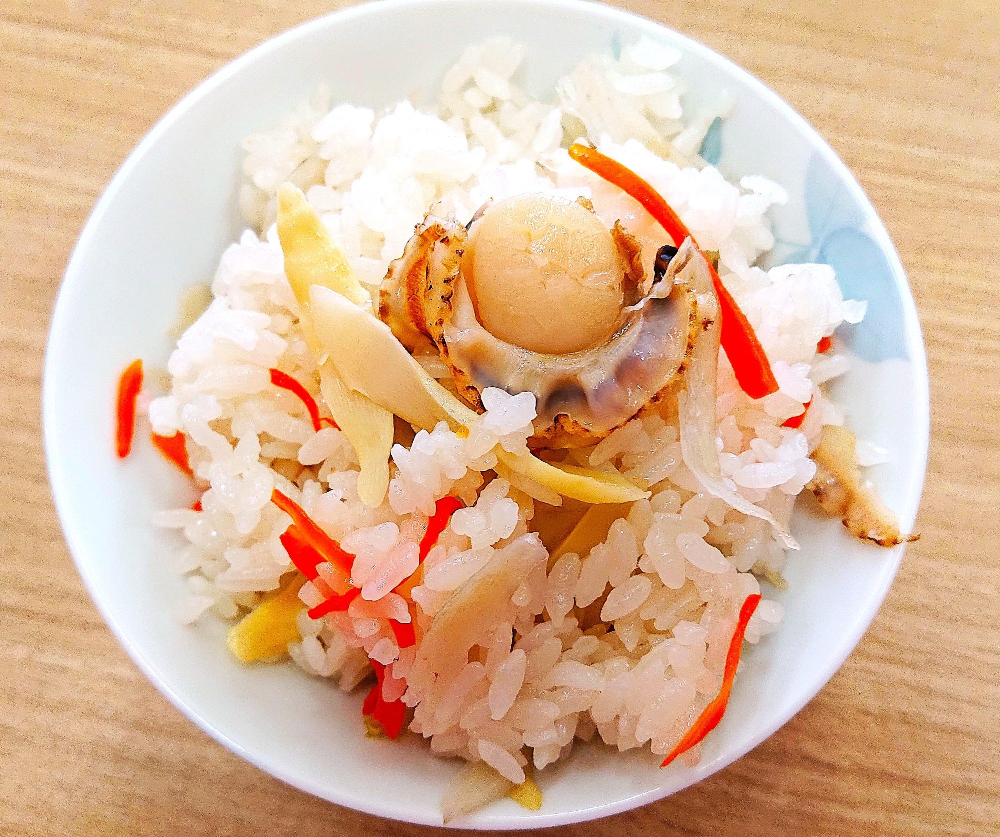 【減塩】たけのこホタテご飯