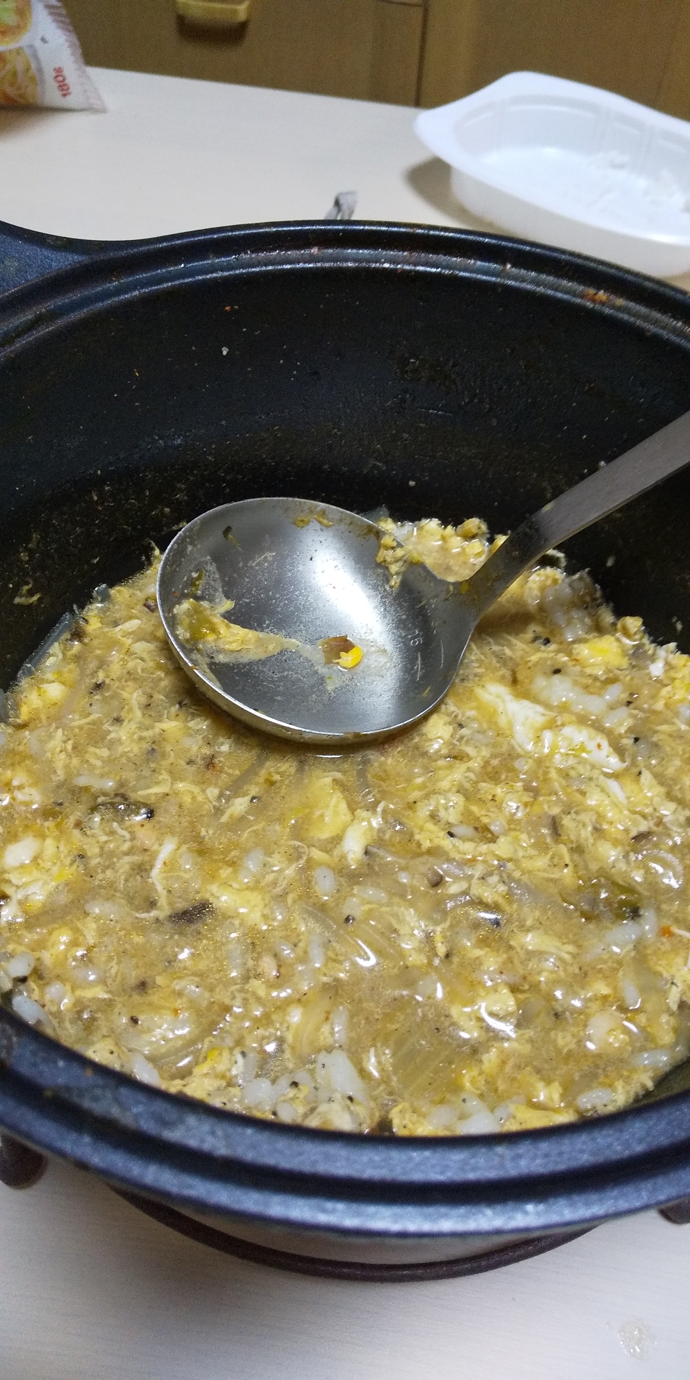 決定版 鍋の〆の卵雑炊の料亭風のやりかた