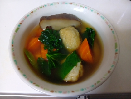 鶏つくねセロリ人参もやしワカメらっきょうエリンギ蒸