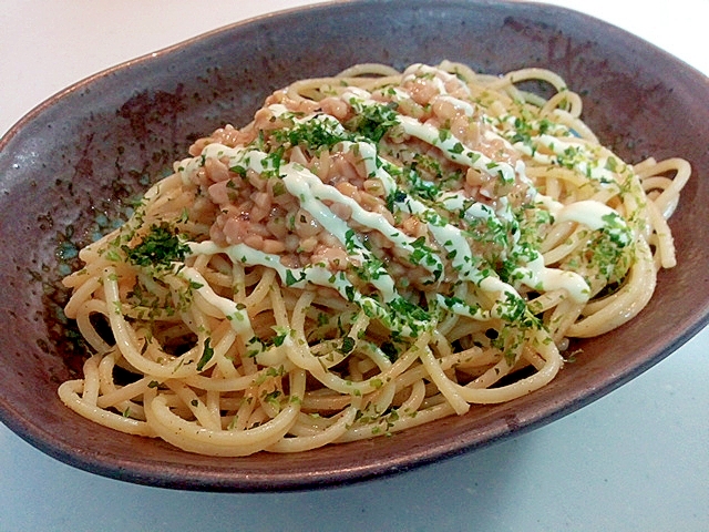 納豆パスタ