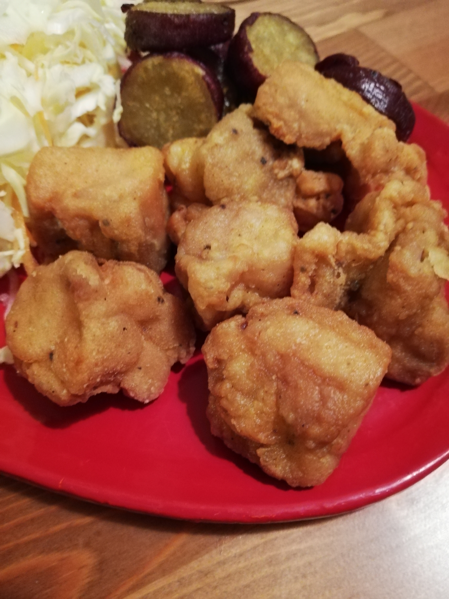 懐かしい味！カレー風味の唐揚げ♪