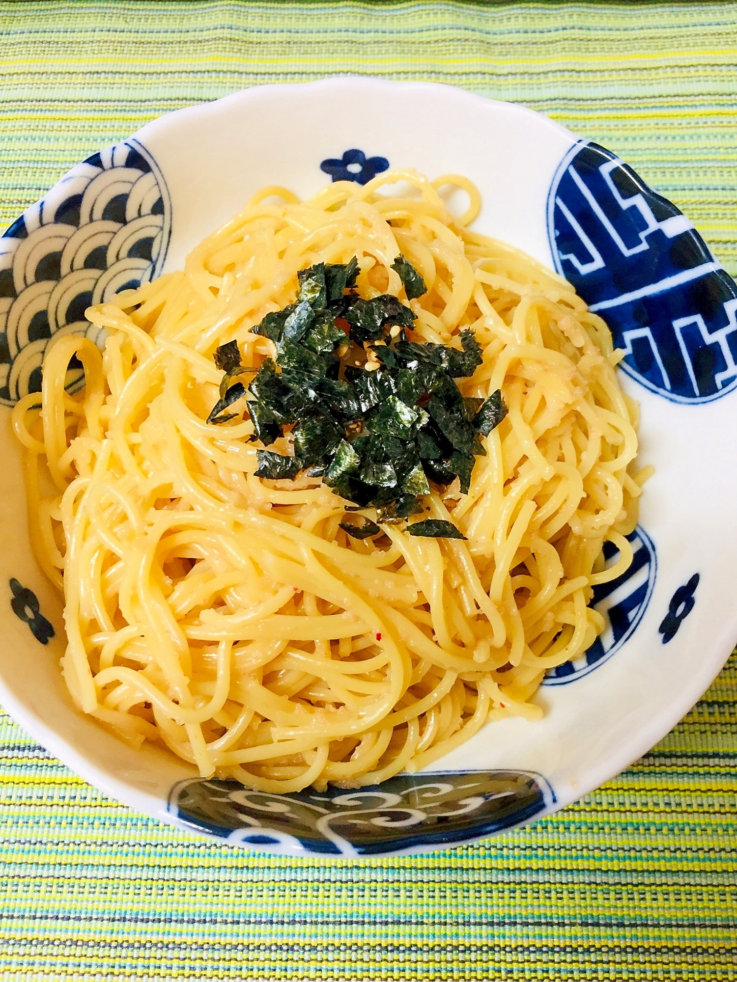 和えるだけ！明太子のめんつゆバターパスタ