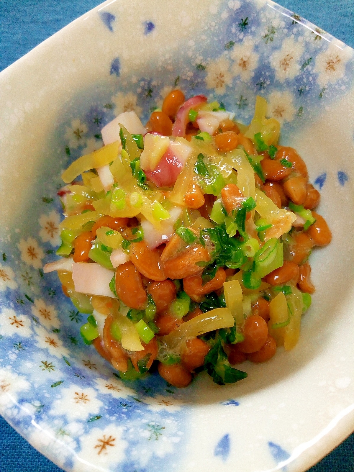 納豆の食べ方-たこ＆たくあん♪ レシピ・作り方 by nyan260 - 楽天レシピ