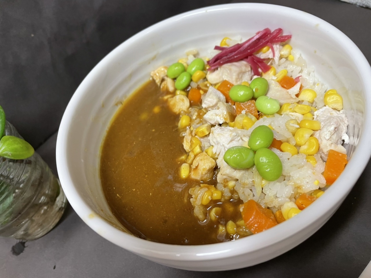 夏丼！とうもろこしご飯&スープカレー