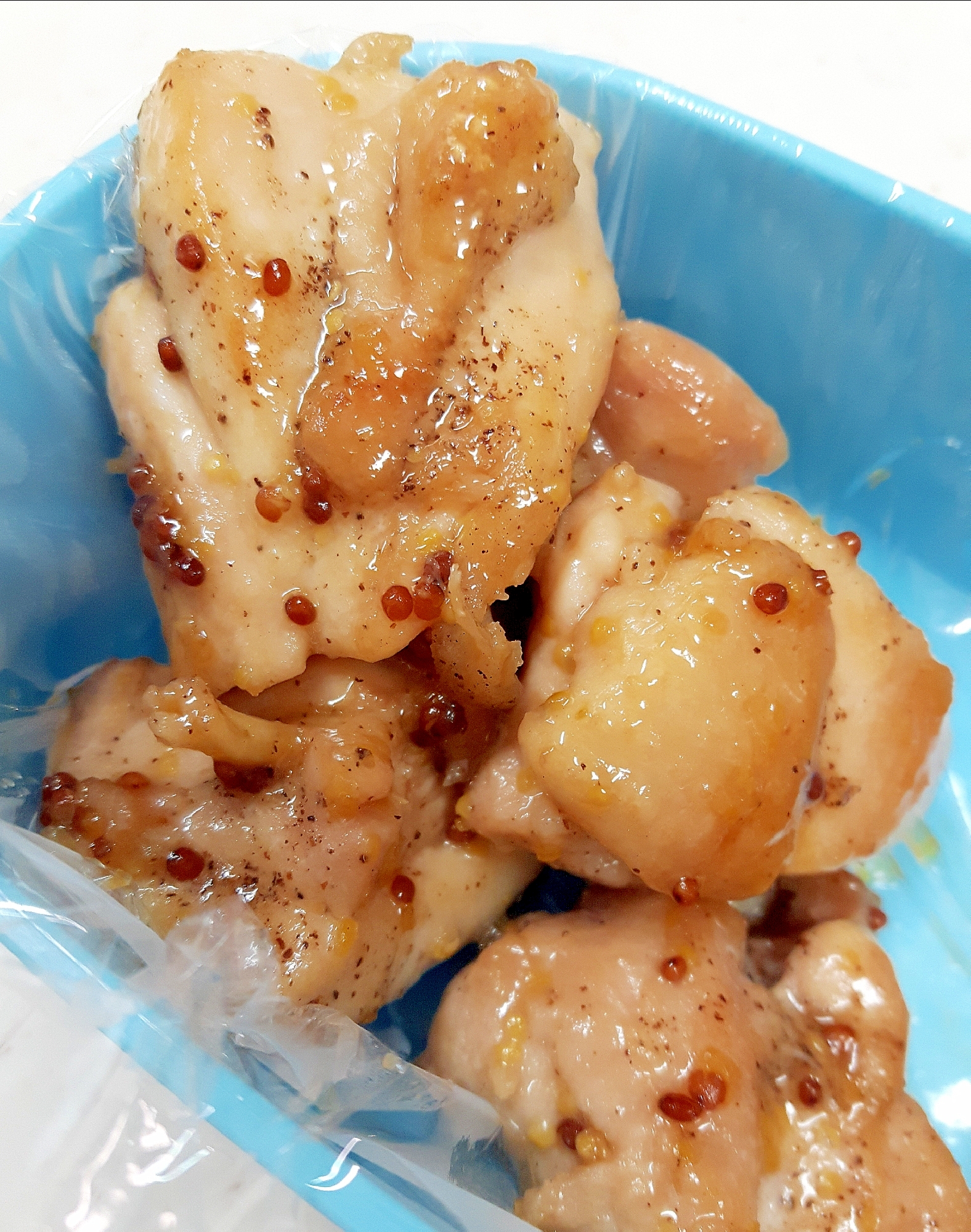 子供が喜ぶ 鶏もも肉の粒マスタード焼き レシピ 作り方 By Acchan66 楽天レシピ