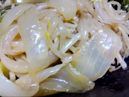 鶏肉もやし玉ねぎ炒め