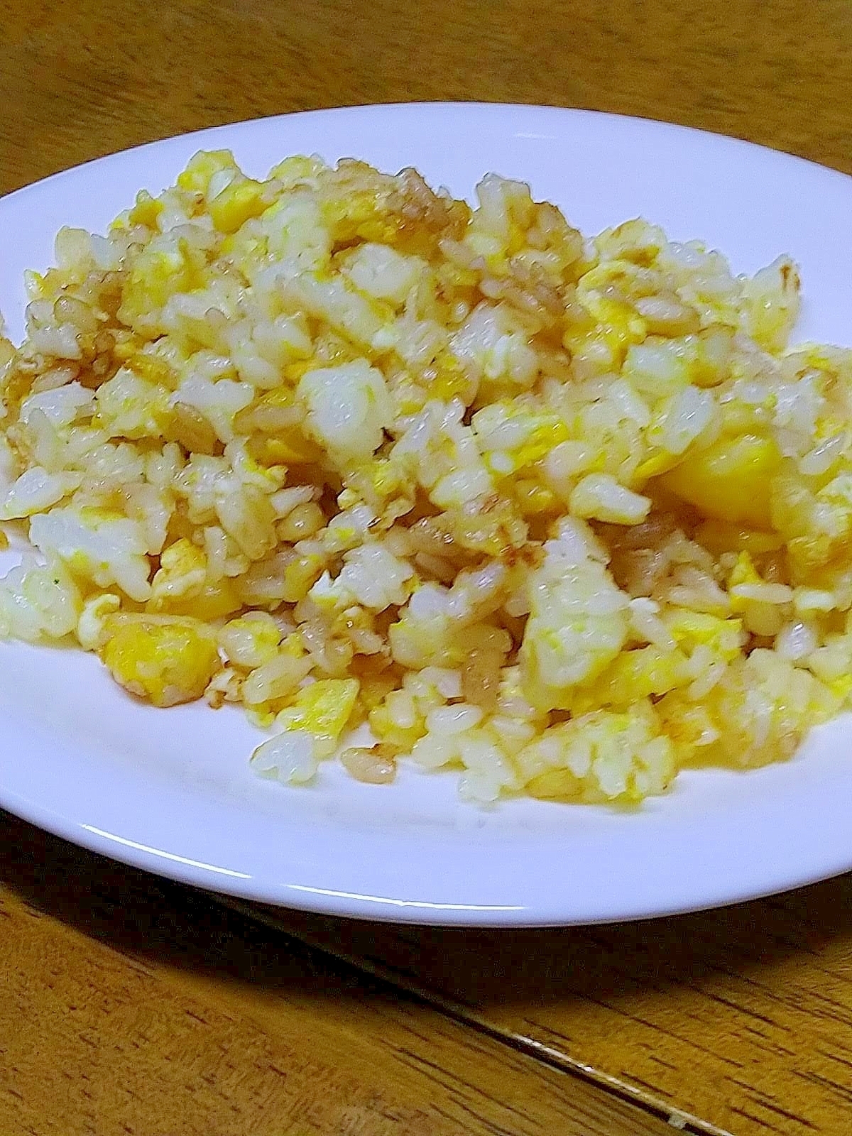 簡単に卵チャーハン