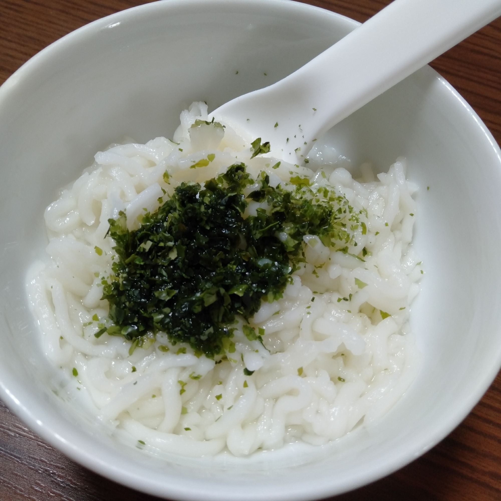 離乳食中期　青のり素麺