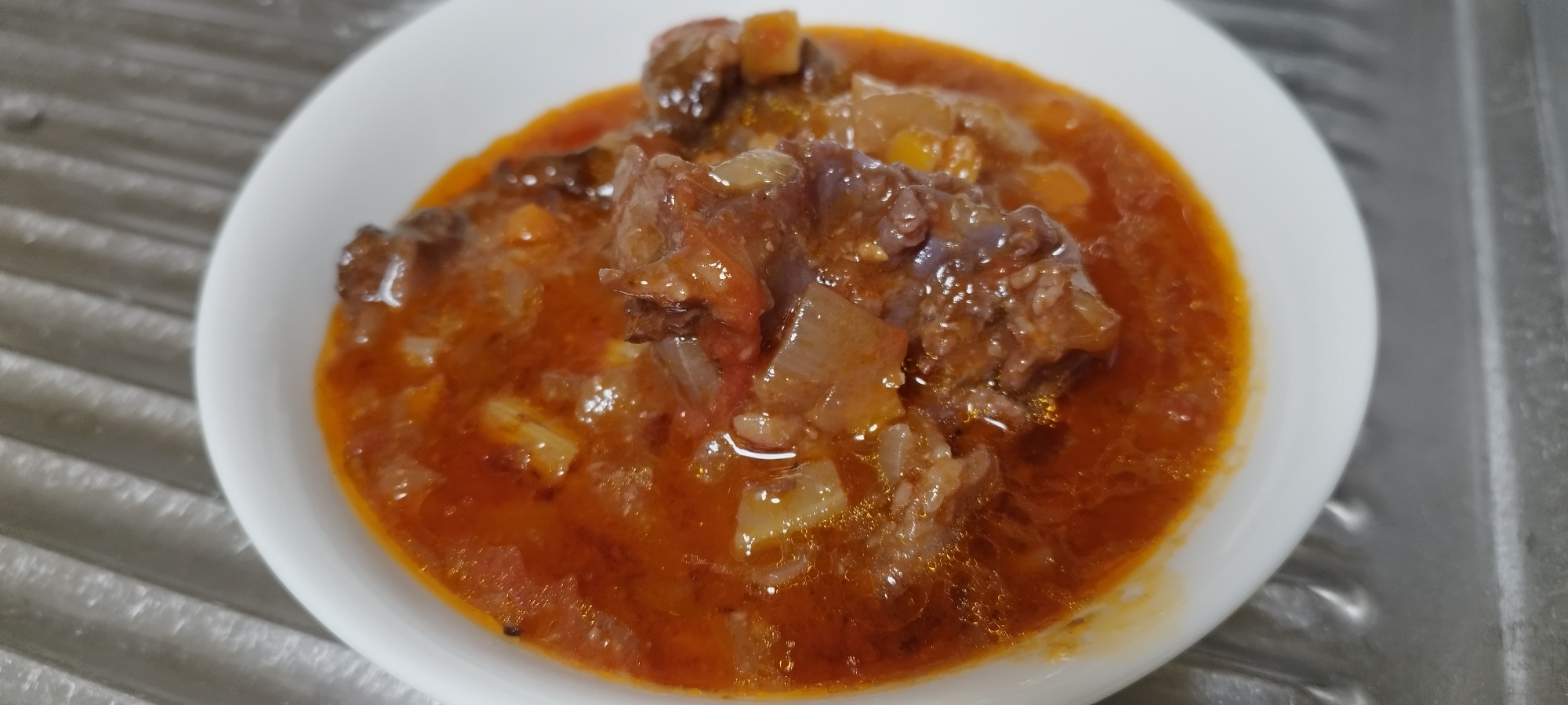 圧力鍋で作る牛すじのストラコット