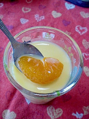 「オレンジヨーグルトジュース」　　　♪♪