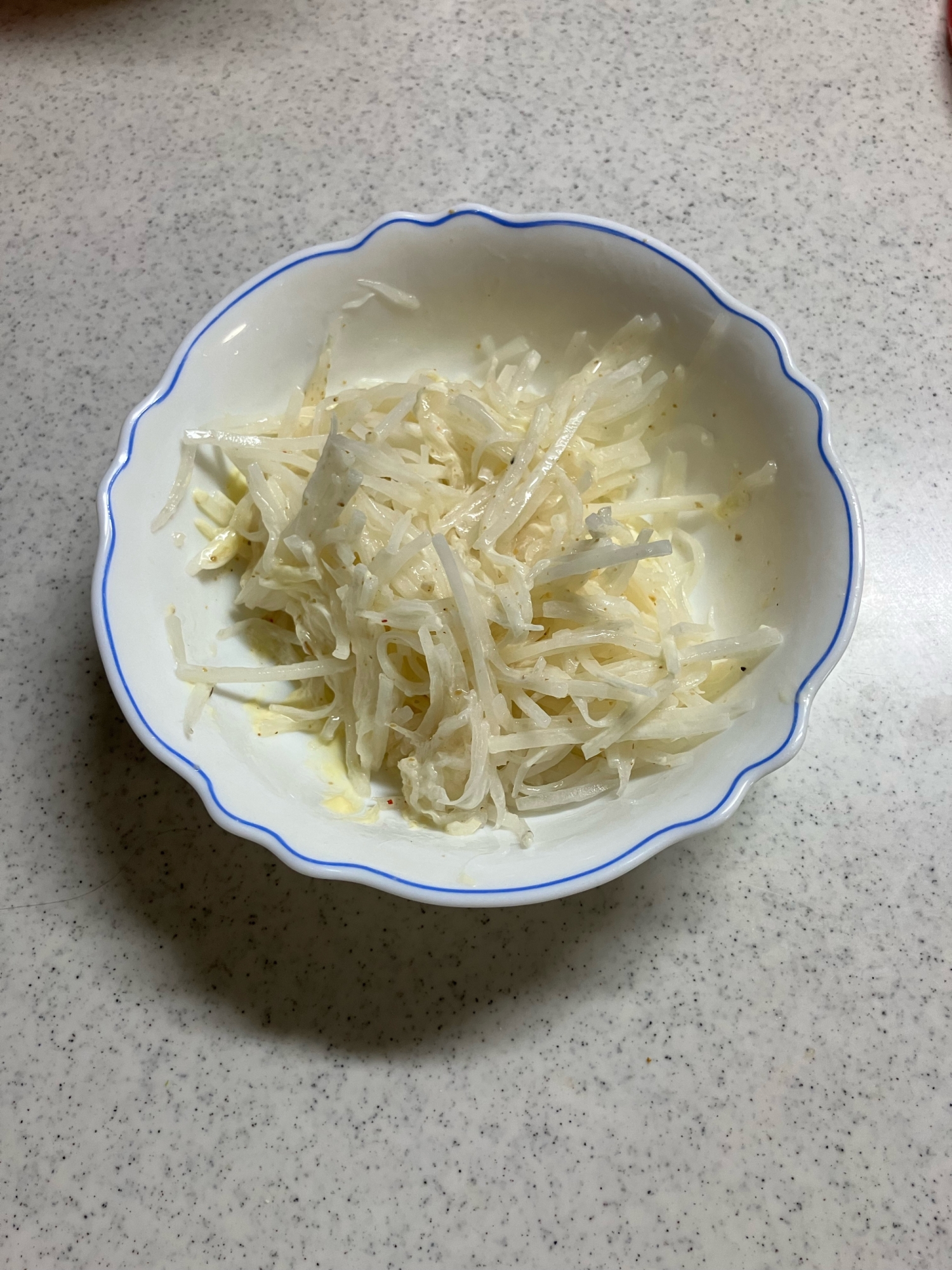 大根のマヨドレッシングサラダ