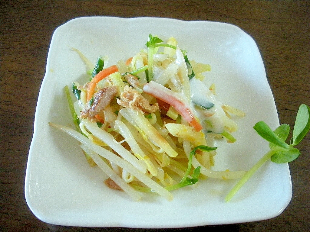 もやしと豆苗とツナのあめ色玉ねぎヨーグルトサラダ レシピ 作り方 By Kojarin7 楽天レシピ もやしと豆苗とツナのあめ色玉ねぎヨーグルトサラダ レシピ 作り方 By Kojarin7 楽天レシピ