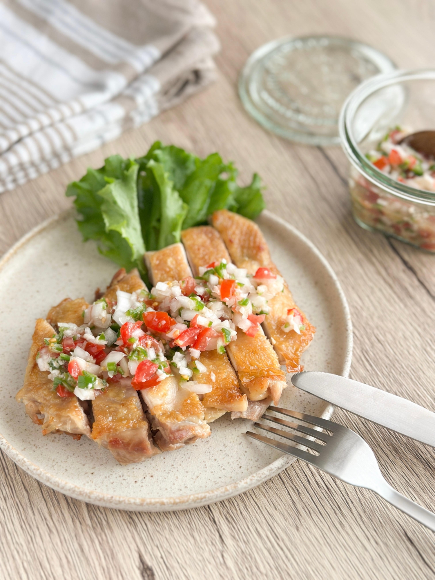 野菜を食べる さっぱり麹サルサソース