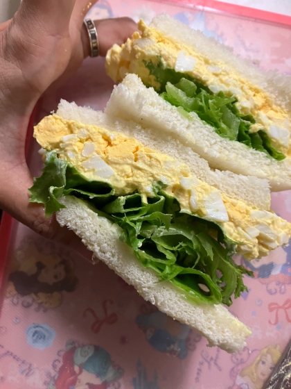 朝食レシピ　サンドイッチレシピ　卵サンド