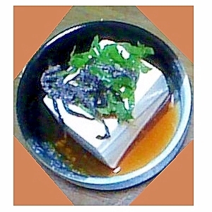 大葉と塩昆布の冷奴(柚子ポン酢)