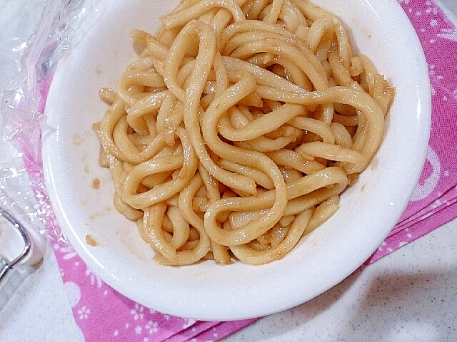 お弁当用に冷めても味付けしっかり甘辛な焼うどん