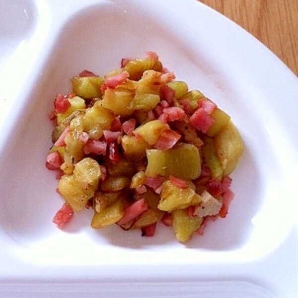 離乳食完了期 ベーコンとナスの炒め煮 レシピ 作り方 By も る す け 楽天レシピ 離乳食完了期 ベーコンとナスの炒め煮 レシピ 作り方 By も る す け 楽天レシピ