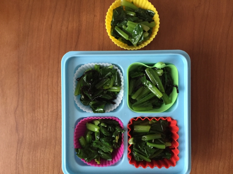 お弁当のおかずに カンタン作り置きほうれん草ナムル レシピ 作り方 By Nitamago14 楽天レシピ