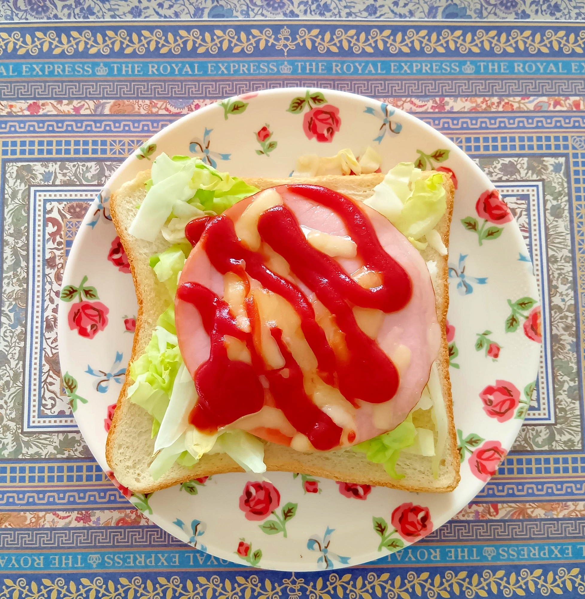 キャベツのピザトーストその3