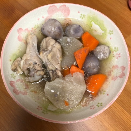 炊飯器で簡単！里芋と鶏の治部煮風♪