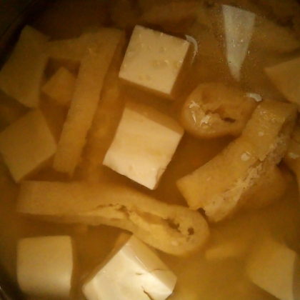 簡単！美味しい！豆腐と油揚げの味噌汁