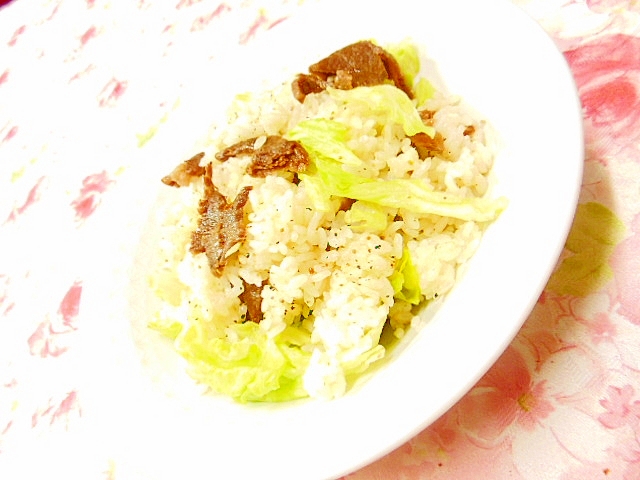男子系 牛肉 レタス バター醤油の混ぜご飯 レシピ 作り方 By 小太郎１２１２ 楽天レシピ