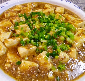 オイスターソース麻婆豆腐