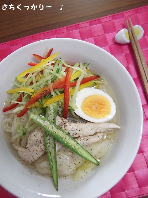 中華風★冷し鶏うどん