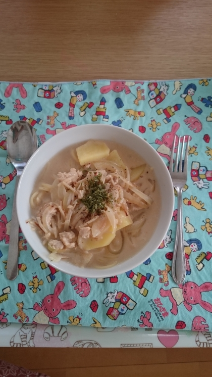 簡単だし、野菜多目のスープなので食べごたえがあって食べ盛りの子供たちにも好評でした！
節約お助けメニューですね！
休日のランチにまた作りたいと思います。