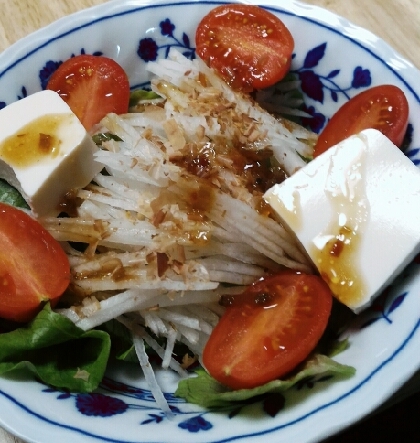 手作りドレッシングで 我が家の 大根サラダ レシピ 作り方 By Miyu 楽天レシピ