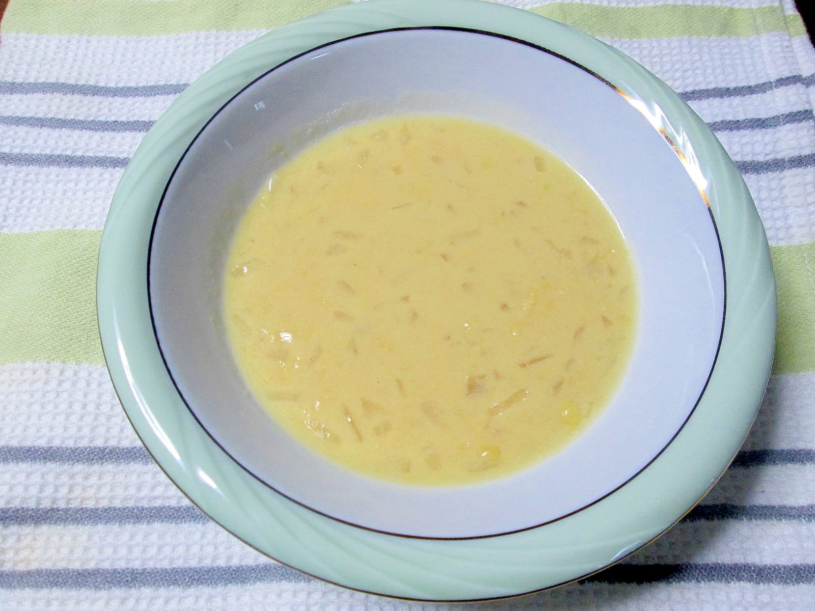 玄米菜食☆豆乳のコーンスープ