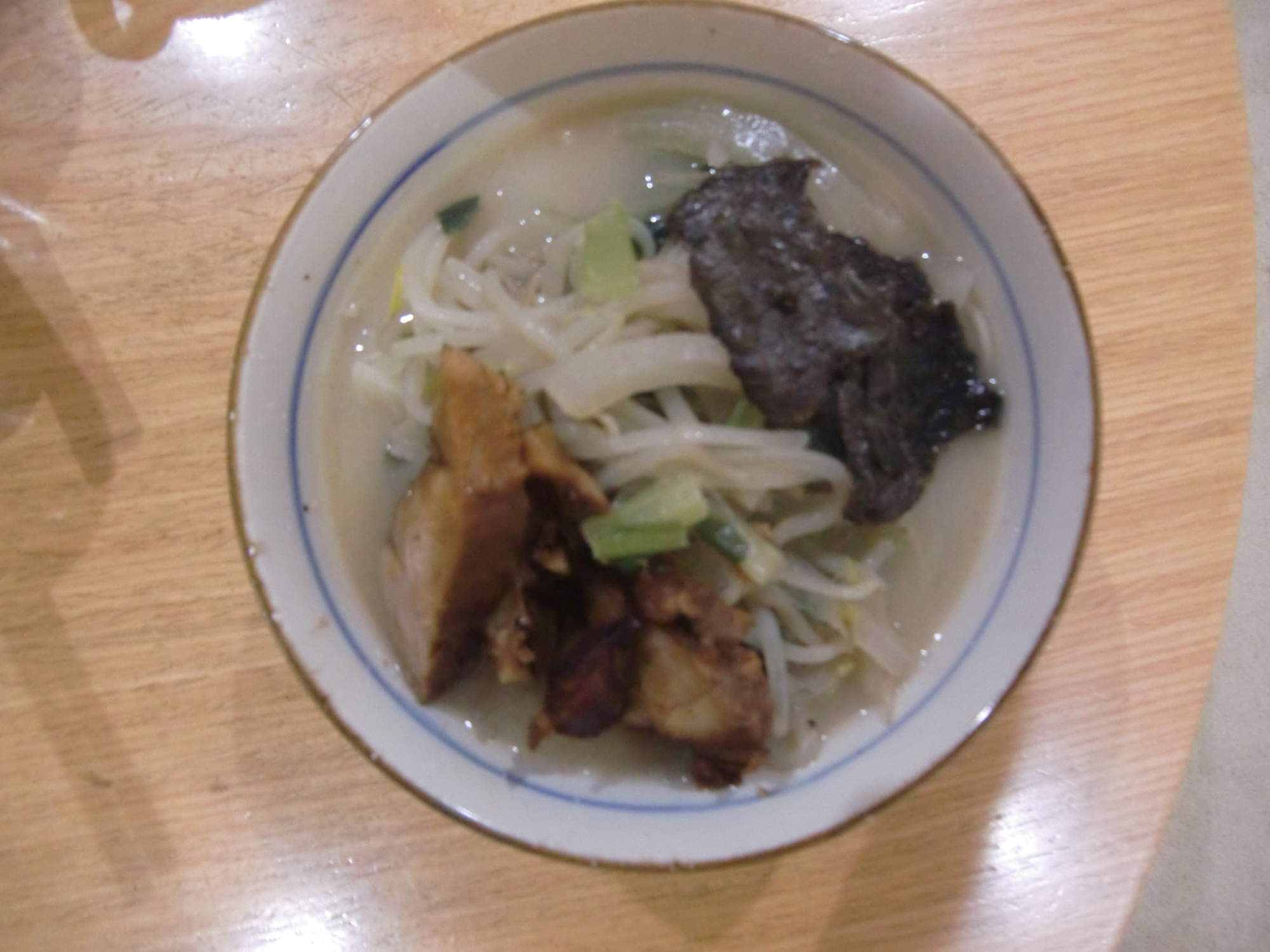 角煮とのりの中華ラーメン