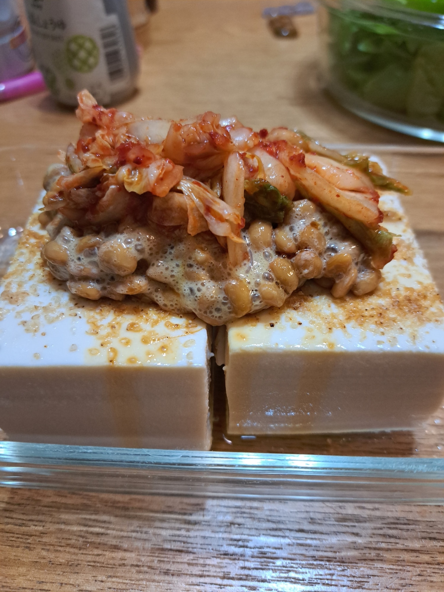 納豆キムチ冷奴 レシピ・作り方 by Ichiko4649 - 楽天レシピ