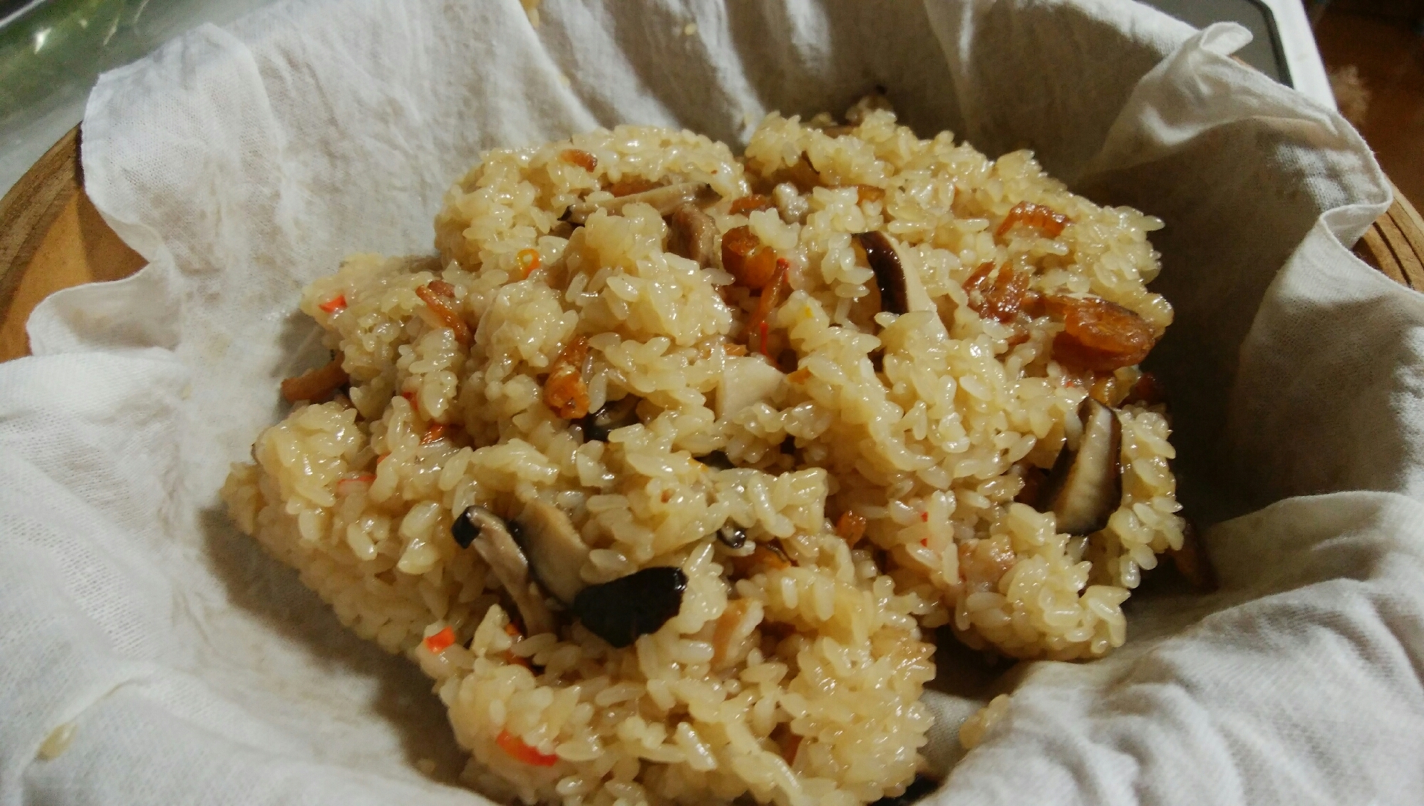 乾物って旨い せいろで中華おこわ レシピ 作り方 By トラ猫 らぶ 楽天レシピ