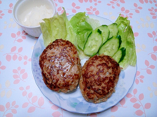 隠し味で美味しく☆和風ハンバーグ