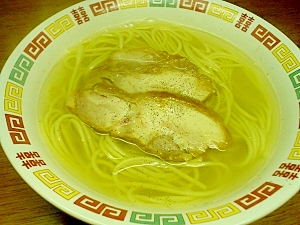 鶏チャーシュー麺（塩）