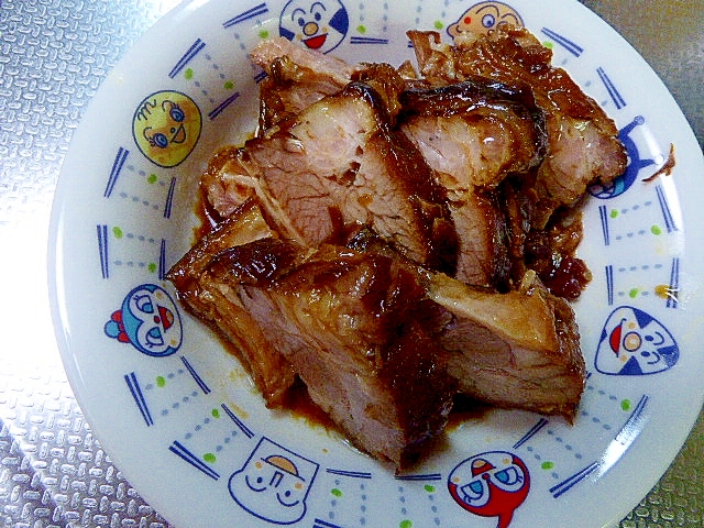 圧力鍋で簡単とろとろ!! 子どもが喜ぶ♪焼き豚♪