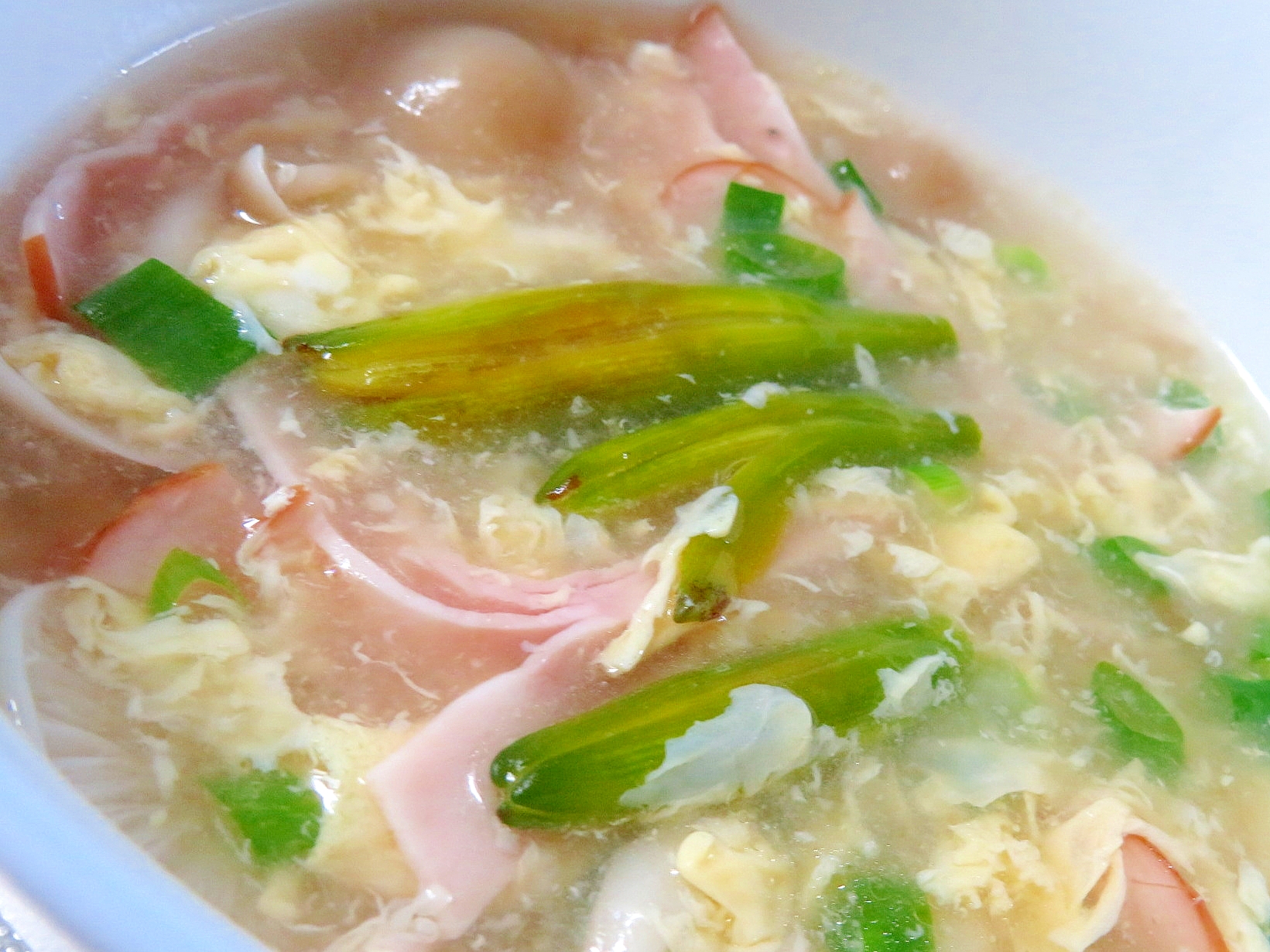 ヤブカンゾウの蕾（生金針菜）の中華スープ