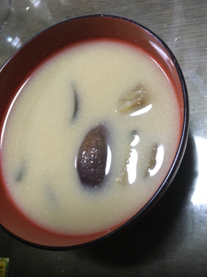 茄子をたっぷり楽しむ/なすのお味噌汁