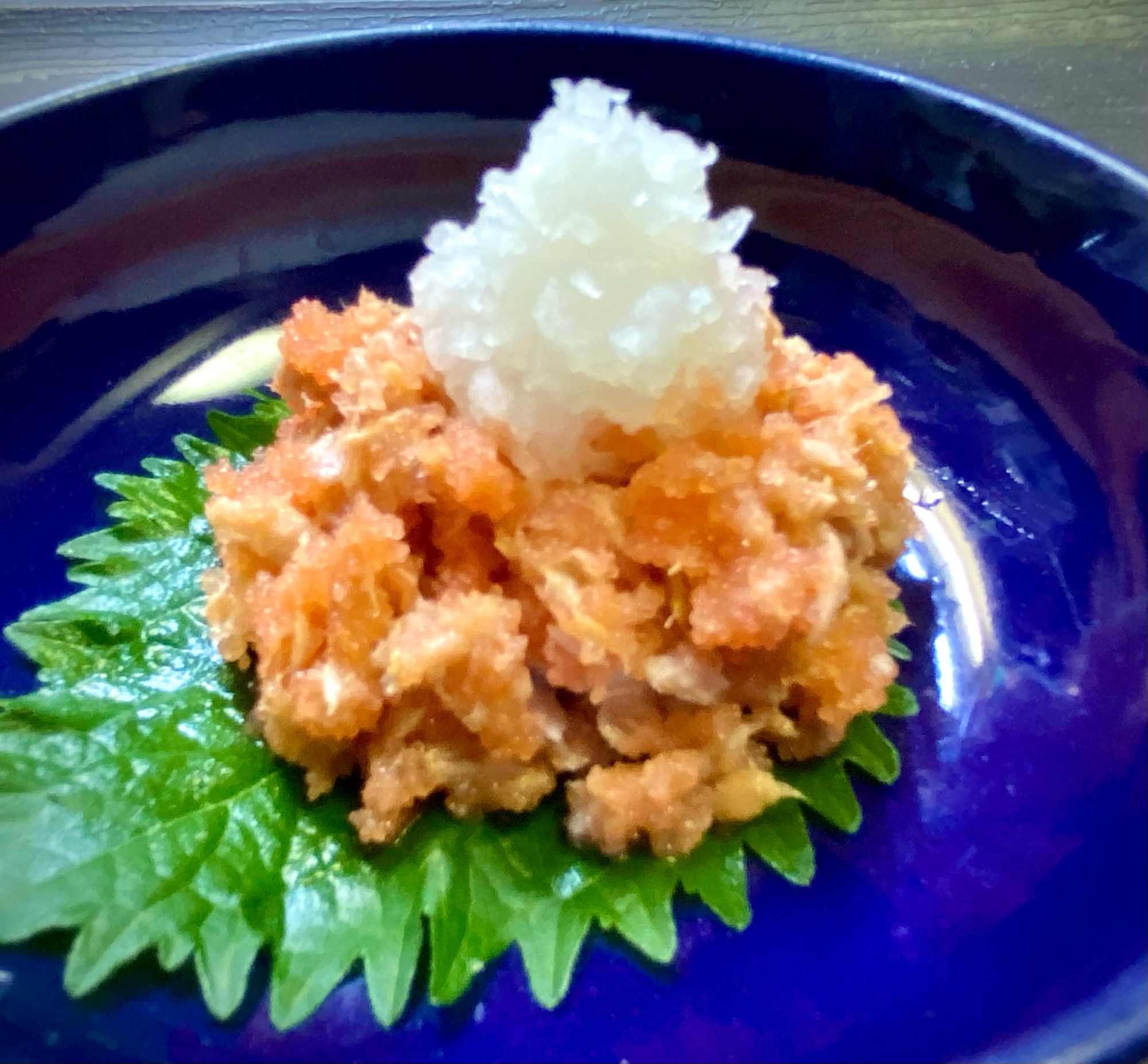 ご飯のお供に！＊明太子とツナの和え物　おろし添え＊