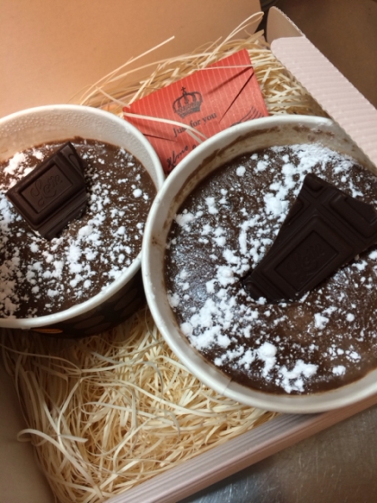 豆乳チョコプリン