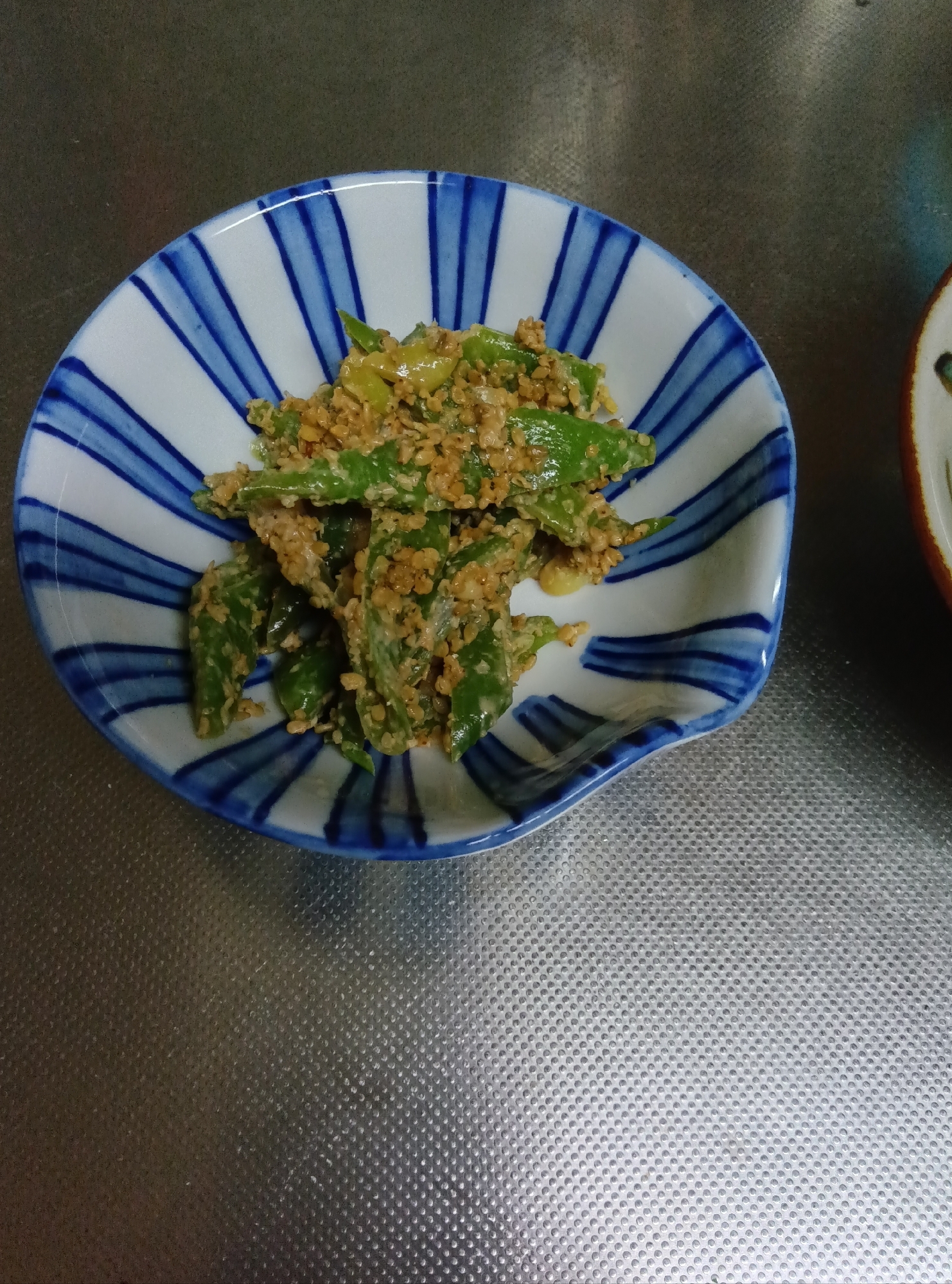 モロッコインゲンのゴママヨ和え