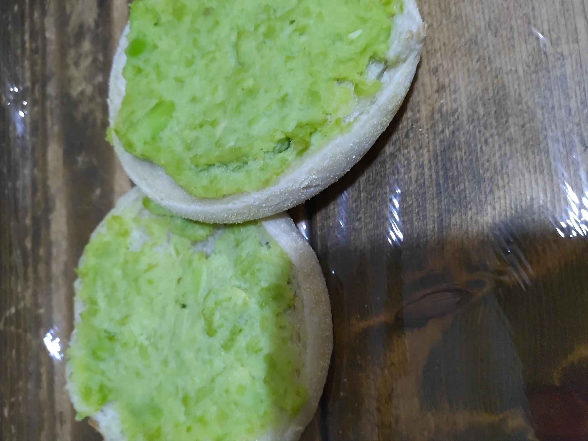 ずんだdeイングリッシュマフィン(•‿•)