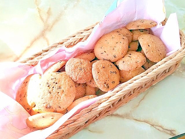 コーヒーとリキュールで!サックサクのミニクッキー♪