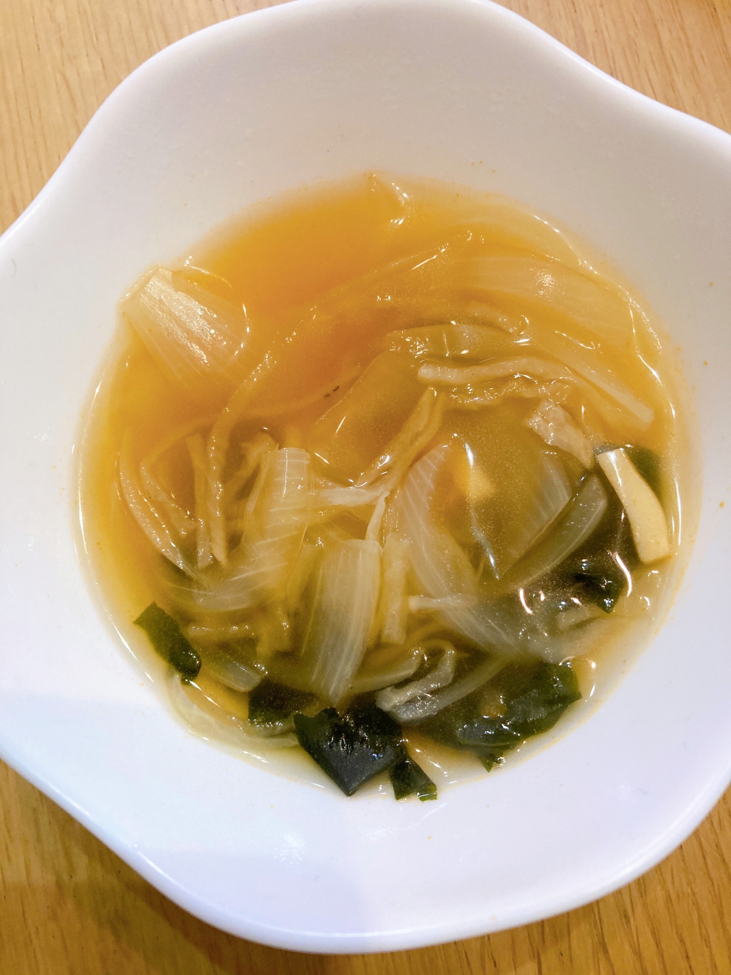 切り干し大根と細切り高野豆腐の簡単スープ♪