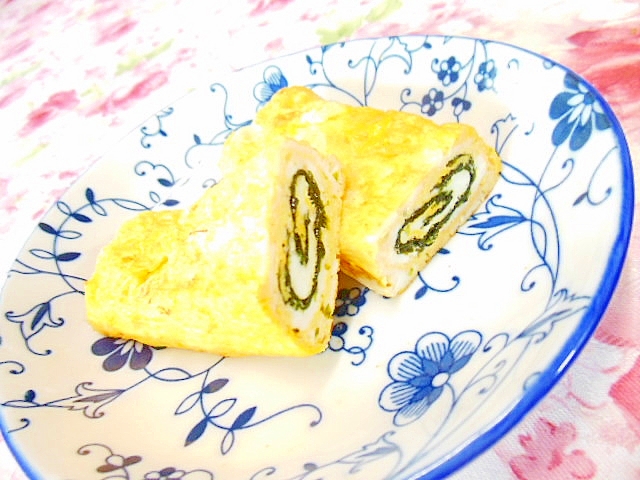胡麻香る❤あごだし＆韓国海苔の卵焼き❤