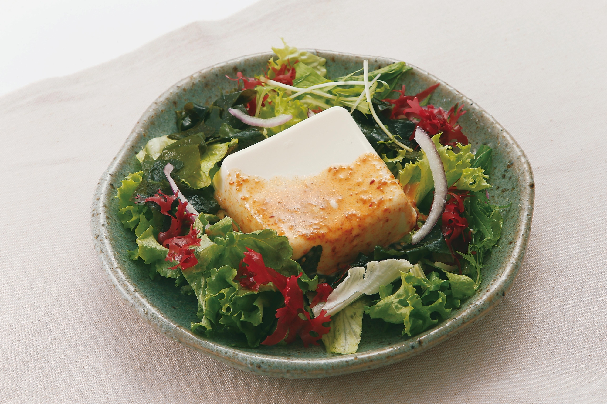 楽天マート ピリ辛胡麻だれの豆腐サラダセット レシピ 作り方 By 楽天mart 楽天レシピ