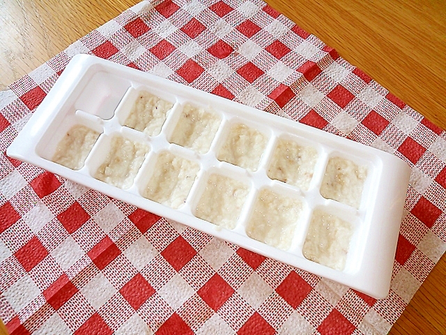 離乳食初期 鯛(白身魚)のペースト